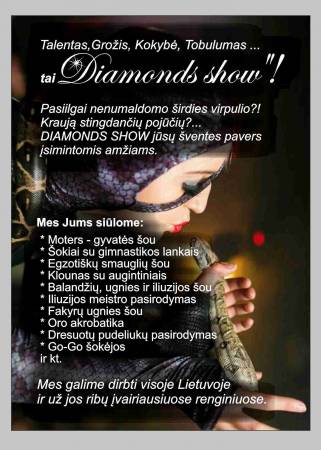 Diamonds SHOW Jūsų šventėms