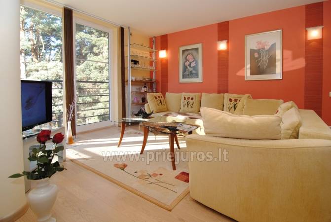 NAUJIEMS METAMS - išskirtiniai apartamentai Palangoje prie pušyno, arti jūros, su terasa ant namo stogo