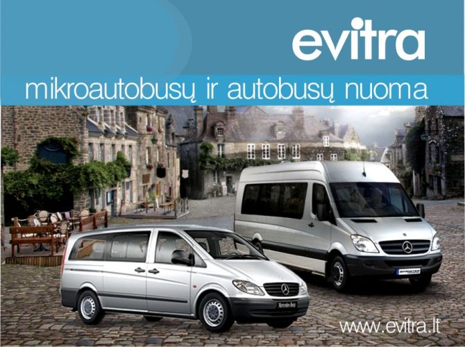 Mikroautobusu nuoma Vilniuje